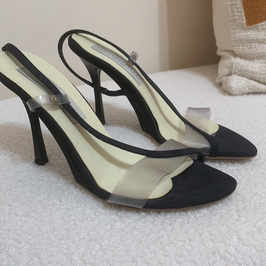 Stella Mccartney Pvc Strap Heels Brand New Eu 36